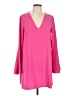 Topshop 100% Polyester Pink 3/4 Sleeve Blouse Size 10 - photo 1