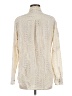 Equipment Ivory Long Sleeve Blouse Size M - photo 2