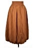 Unbranded Solid Brown Casual Skirt Size XL - photo 2