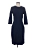 J. McLaughlin Solid Blue Casual Dress Size S - photo 1