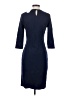 J. McLaughlin Solid Blue Casual Dress Size S - photo 2