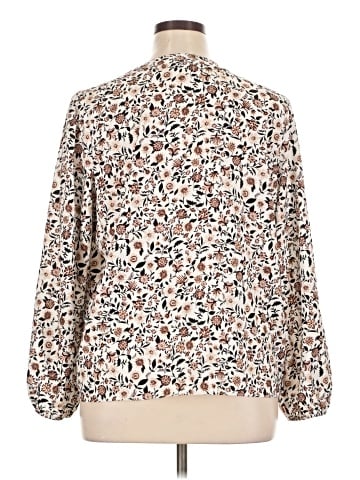 Ann Taylor Long Sleeve Blouse (view 2)
