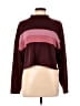 American Eagle Outfitters Color Block Burgundy Pullover Sweater Size M - photo 1