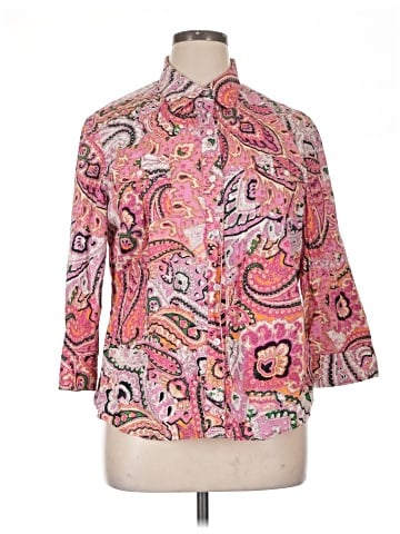 Jones New York Signature 3/4 Sleeve Blouse (view 1)