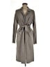 Margaret O'Leary Gray Tan Trenchcoat Size M - photo 1