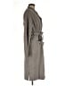 Margaret O'Leary Gray Tan Trenchcoat Size M - photo 4