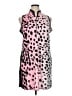 Jamie Sadock Graphic Pink Casual Dress Size XL - photo 1