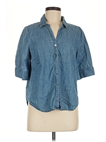 J.Crew 3/4 Sleeve Button-Down Shirt (view 1)