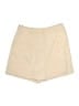 BCBG Solid Ivory Khaki Shorts Size S - photo 1