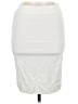 BCBGMAXAZRIA Solid White Casual Skirt Size M - photo 1