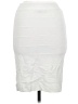 BCBGMAXAZRIA Solid White Casual Skirt Size M - photo 2