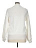 Unbranded 100% Polyester White Cardigan Size 1X - photo 2