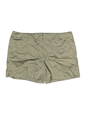 White House Black Market Khaki Shorts (view 1)