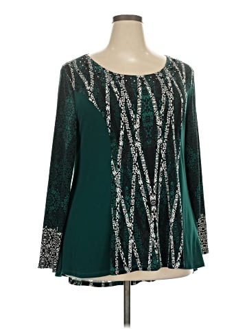 Style&Co Long Sleeve Blouse (view 1)