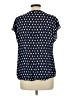 Old Navy 100% Rayon Blue Short Sleeve Blouse Size L - photo 2