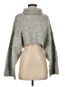 Topshop Gray Turtleneck Sweater Size 4 - photo 1