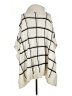 Lands' End Plaid Ivory Poncho One size - photo 2
