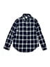 Gap Kids 100% Cotton Plaid Blue Long Sleeve Button-Down Shirt Size 8 - photo 1