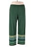 Susan Graver Print Green Casual Pants Size 2X - photo 1