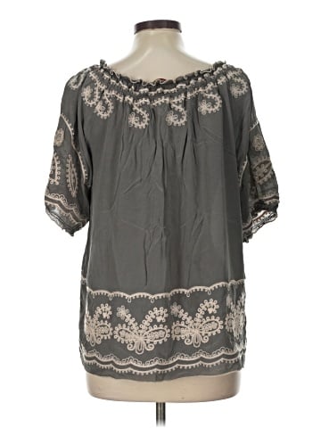 Sundance Short Sleeve Silk Top (view 2)