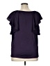 Worthington 100% Polyester Purple Short Sleeve Blouse Size XL - photo 2