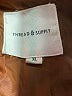 Thread & Supply 100% Polyester Brown Jacket Size XL - photo 6