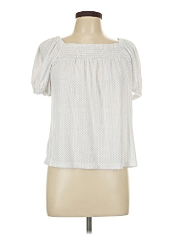 Ann Taylor LOFT Outlet Short Sleeve Blouse (view 1)