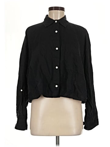Madewell Straight-Hem Shirt in Linen-Cotton (view 1)
