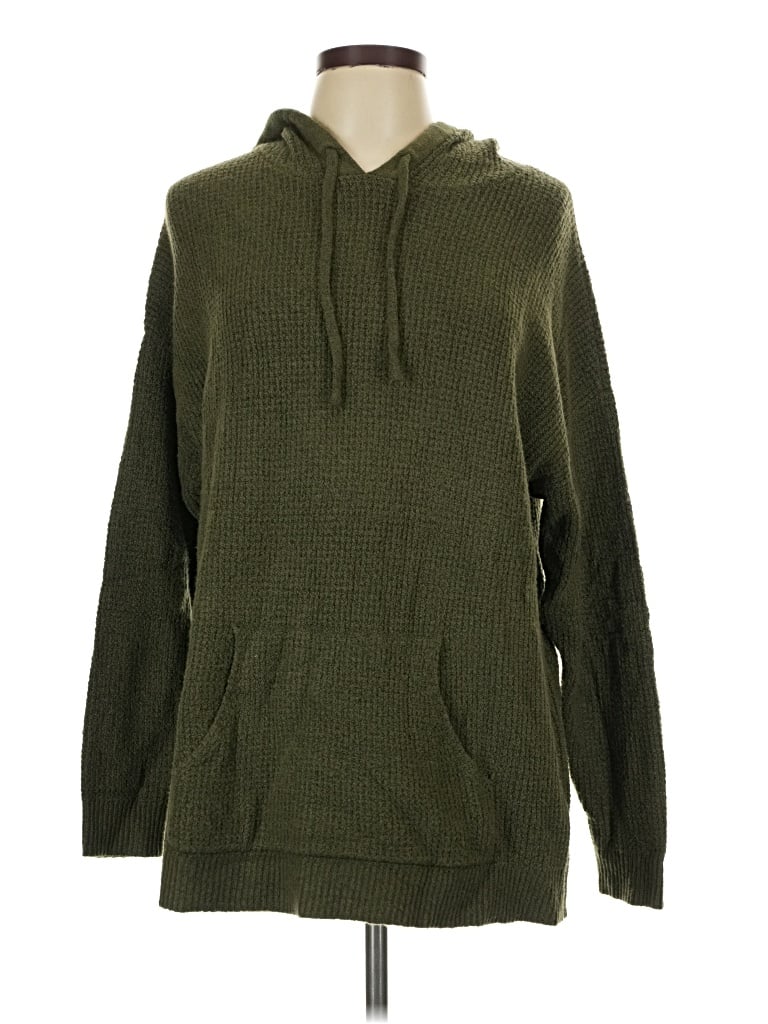 Pre-owned Natural Reflections Pullover Hoodie In Green