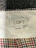 Ann Taylor LOFT Plaid Gray Casual Pants Size 14 - photo 4