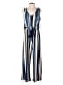 Wrapper Stripes Blue Jumpsuit Size L - photo 1
