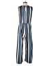 Wrapper Stripes Blue Jumpsuit Size L - photo 2
