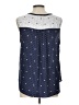 41Hawthorn 100% Polyester Polka Dots Blue Sleeveless Blouse Size L - photo 2