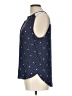 41Hawthorn 100% Polyester Polka Dots Blue Sleeveless Blouse Size L - photo 5