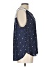 41Hawthorn 100% Polyester Polka Dots Blue Sleeveless Blouse Size L - photo 4