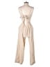 Japna Solid Tan Jumpsuit Size L - photo 2