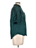 Adiva Teal Short Sleeve Blouse Size L - photo 4