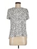 Alfani Animal Print Ivory Short Sleeve Blouse Size M (petite) - photo 1