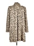 St. John Collection Animal Print Gold Coat Size 10 - photo 2