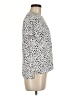 Alfani Animal Print Ivory Short Sleeve Blouse Size M (petite) - photo 4