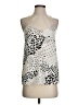 Tibi 100% Silk Silver Sleeveless Silk Top Size 4 - photo 1
