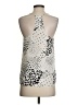 Tibi 100% Silk Silver Sleeveless Silk Top Size 4 - photo 2