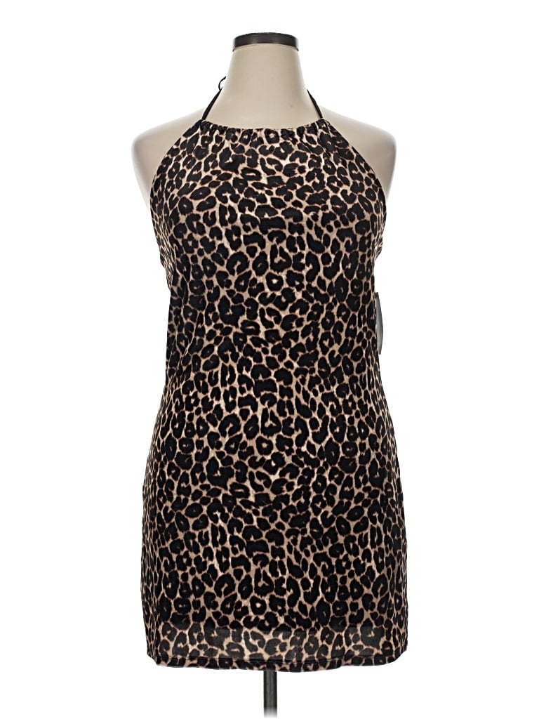 Pre-owned Wild Fable Cocktail Dress In Brown