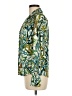 Etcetera Green Long Sleeve Blouse Size 6 - photo 5