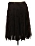 Express 100% Polyester Solid Black Formal Skirt Size 7 - 8 - photo 2