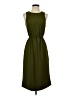 J.Crew 100% Polyester Solid Green Casual Dress Size 0 - photo 1