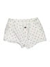 Uniqlo 100% Cotton Hearts Ivory Shorts Size 12 - photo 1
