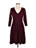 Max Studio Burgundy Cocktail Dress Size M - photo 1