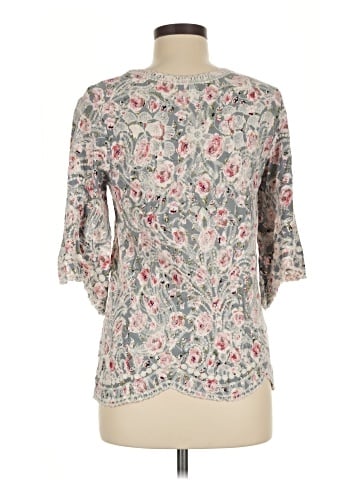 Solitaire 3/4 Sleeve Blouse (view 2)