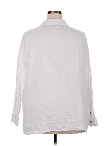 Old Navy 3/4 Sleeve Button-Down Shirt (view 2)